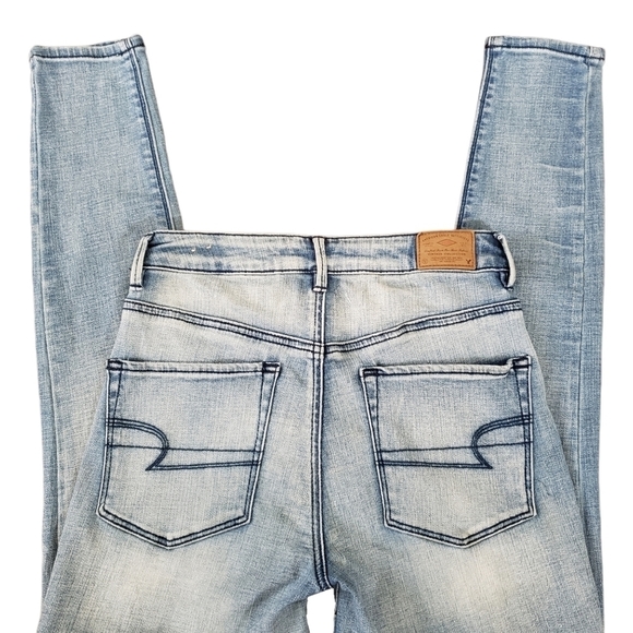 American Eagle Sky High Ripped Distressed Jeggings - Picture 5 of 9